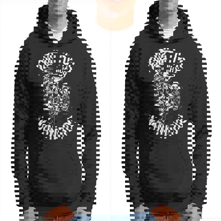 モトクロス ライダー ダートバイク ヘルメット Forget Toys I Just Wanna パーカー