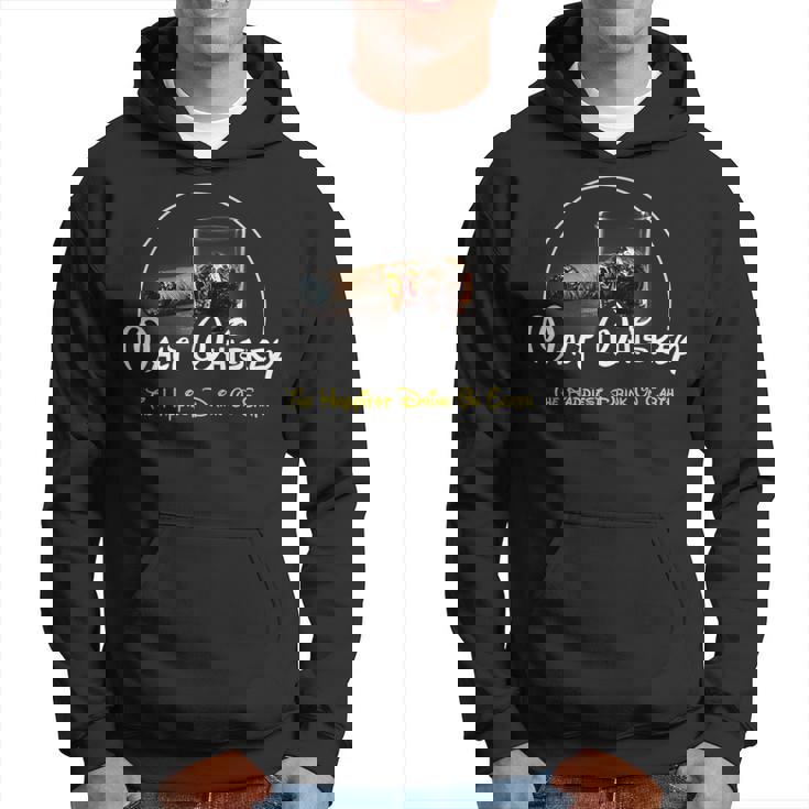 モルトウイスキーシャツ Happiest Drink Ever 面白いウイスキー葉巻 パーカー