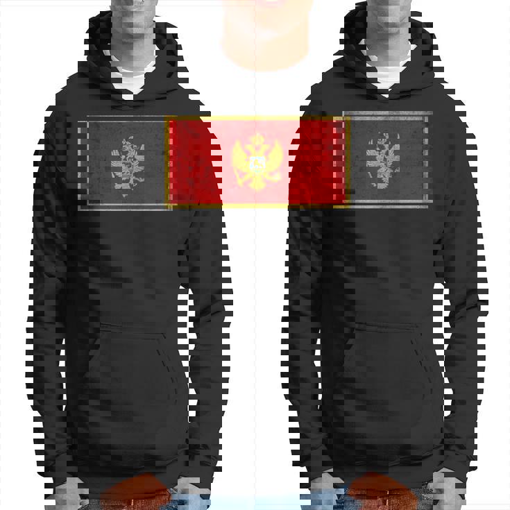 モンテネグロ国旗グラフィック メンズ レディース キッズ パーカー