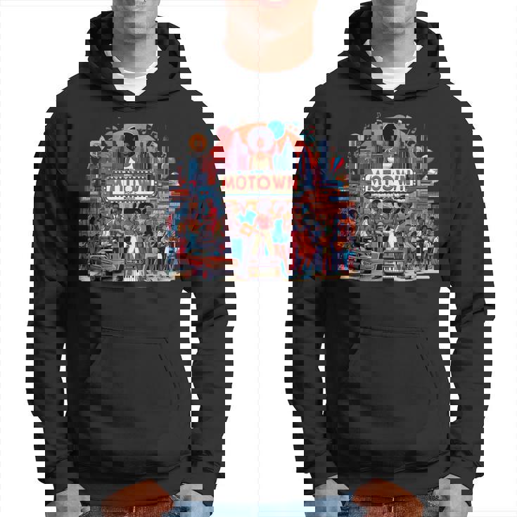 モータウン時代の懐かしい音楽デザイン パーカー