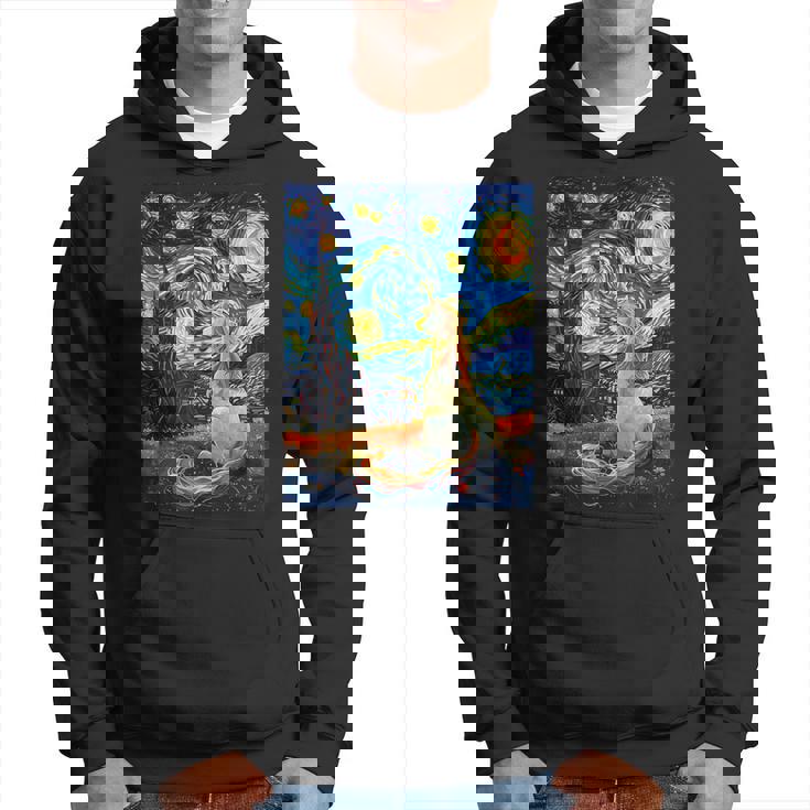 ユニコーン恋人のためのユニコーン恋人のスターリーナイトヴァンゴッホ パーカー