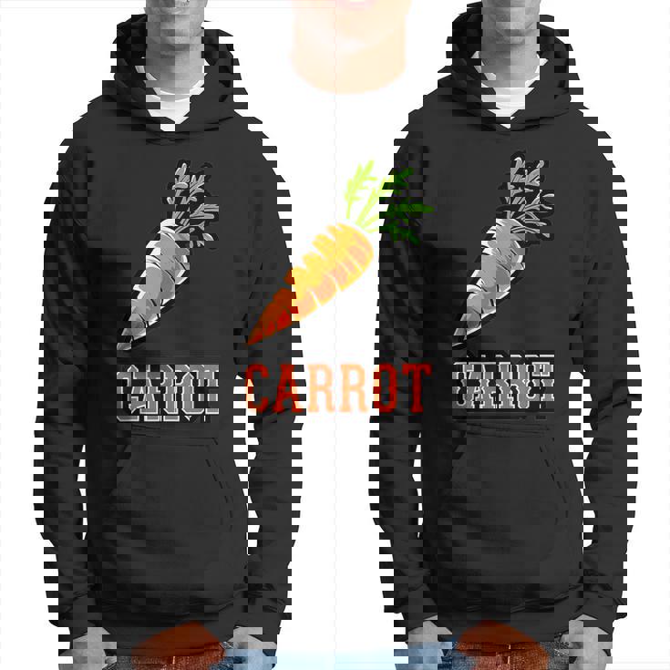 ユニークで楽しいニンジンデザインのグラフィック。 パーカー