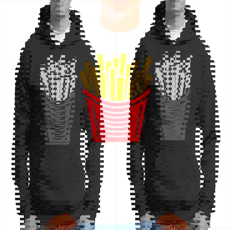 ユーモア 小さなミニマリスト シンプルなフライドポテト フライドポテト パーカー