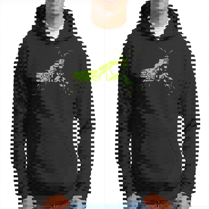 ユーモアのあるカマキリの昆虫 シンプルなカマキリ パーカー