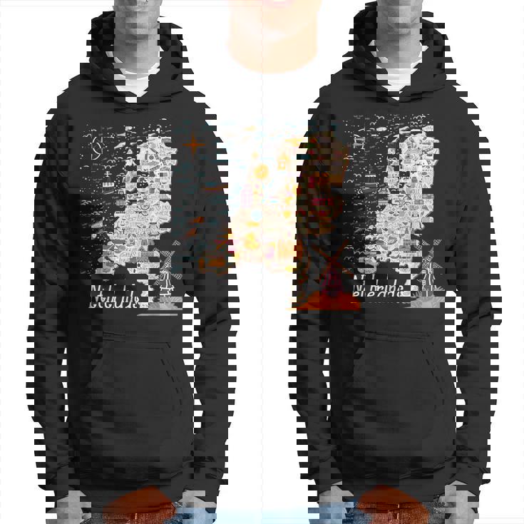 ヨーロッパ オランダ 地図 オランダ アムステルダム バケーション お土産 パーカー