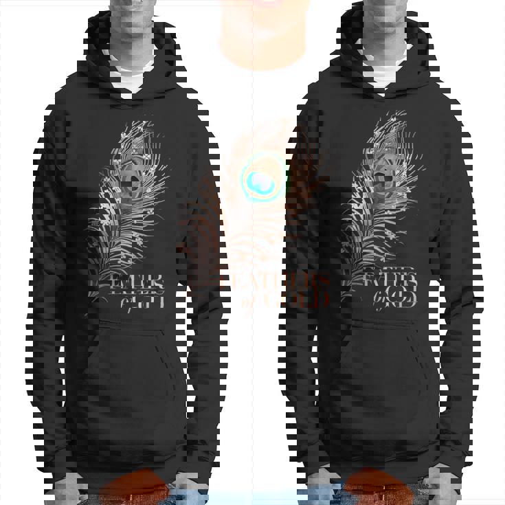 ラグジュアリーボタニカルフラワー ローズゴールド 孔雀 ゴールドの羽 パーカー