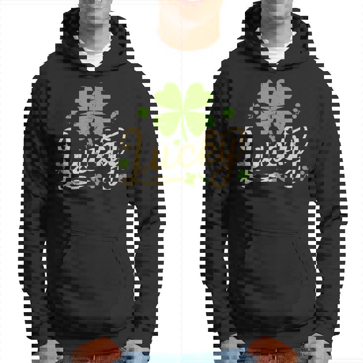 ラッキーシャムロック 四つ葉のクローバー 聖パトリックの日 パーカー