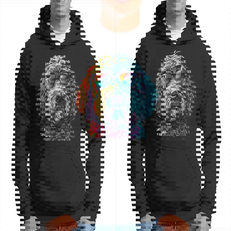 ラブラドゥードル・ドゥードル・ママ 犬 犬のママ 毛皮の友達 パーカー