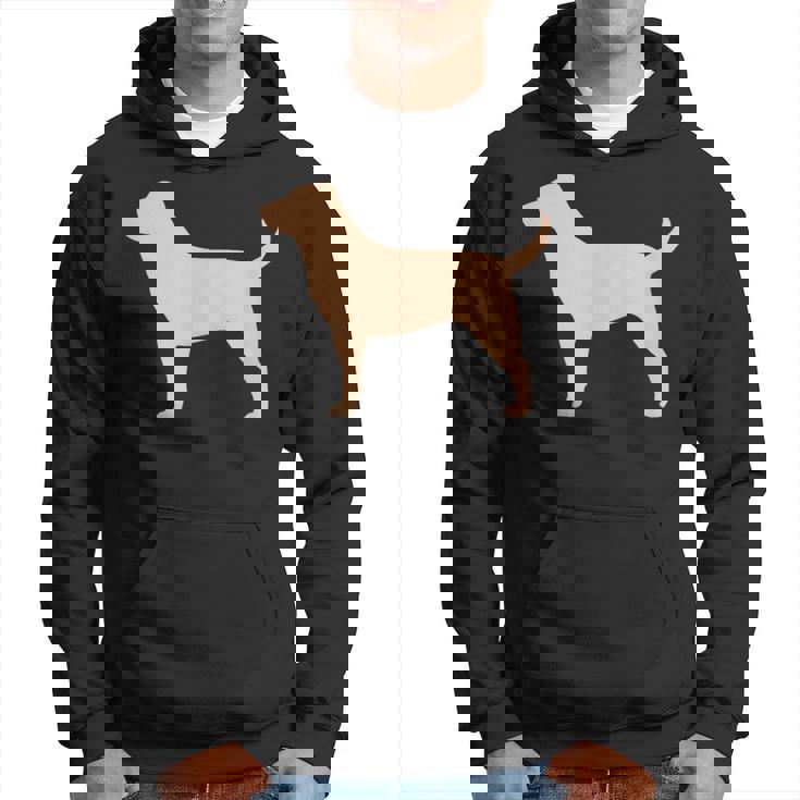 ラブラドールレトリバー 犬のシルエット パーカー