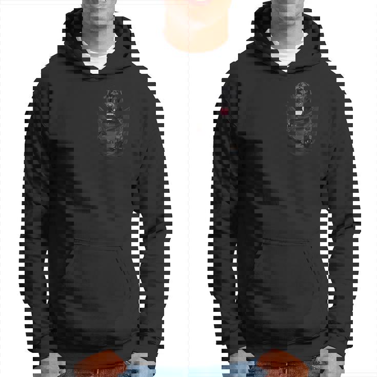 ラブラドール愛好家のためのあなたのポケットの中の面白いラブラドールレトリバー パーカー