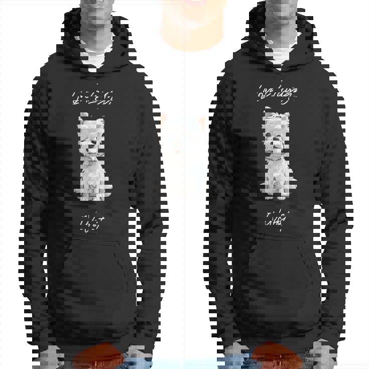 ラブ・ラフ・ウーフ-ウェスティ-ウエスト・ハイランド・テリア パーカー