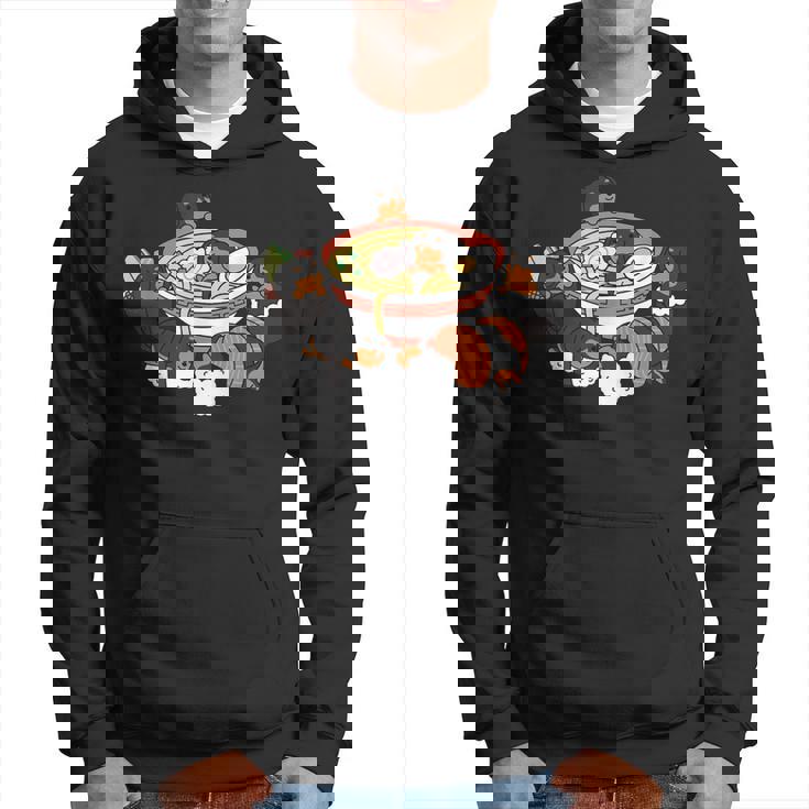 ラーメン寿司ダックスフント犬 パーカー