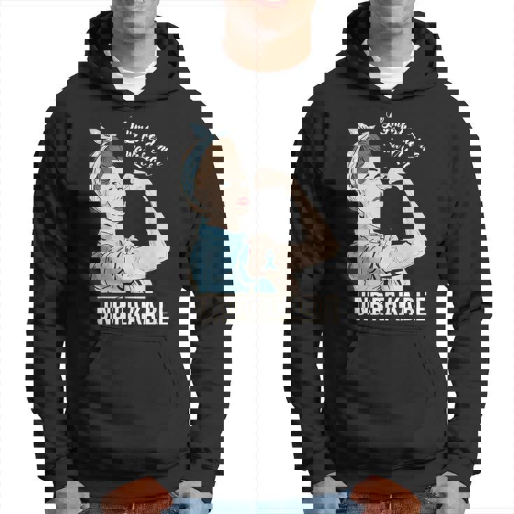 リンパ浮腫の意識 彼女の戦士 壊れないサポート パーカー