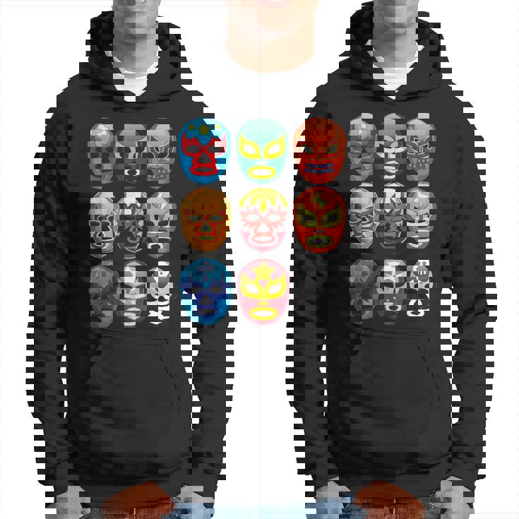 ルチャリブレ レスラーマスク かわいいフリーファイティングギフト パーカー