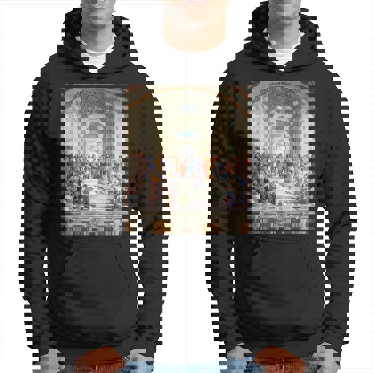 ルネッサンス名画 アテネの学校 パーカー