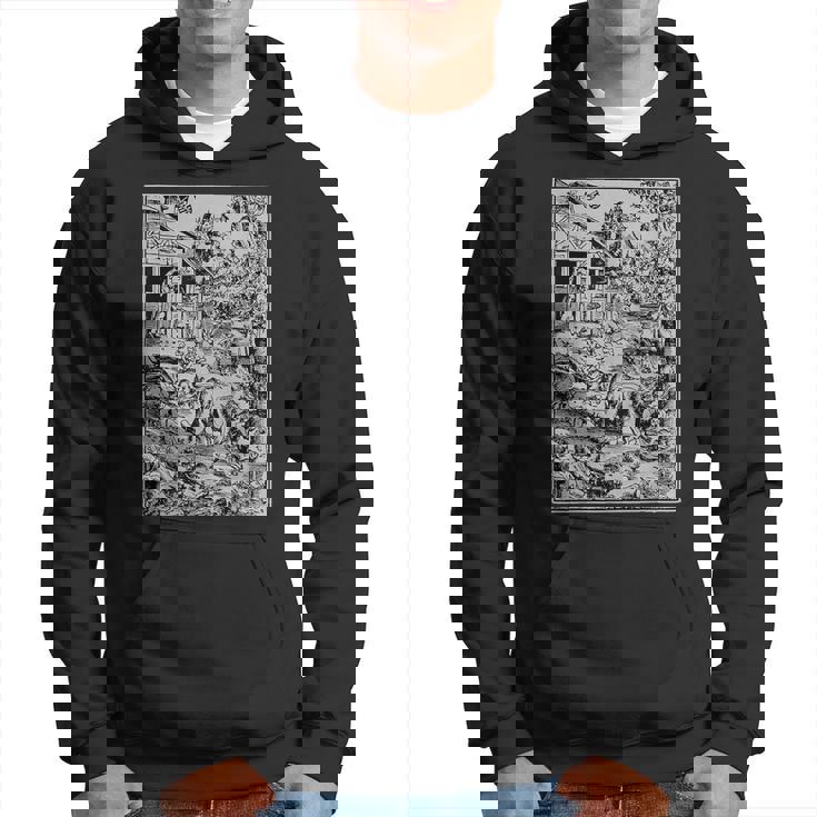 ルーカス・クラナッハによる人狼の攻撃 ゴシック グランジー オカルトアート パーカー