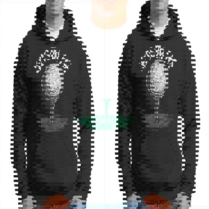 レッツパーティー 面白いゴルフ愛好家 ゴルファー ゴルフ愛好家 パーカー