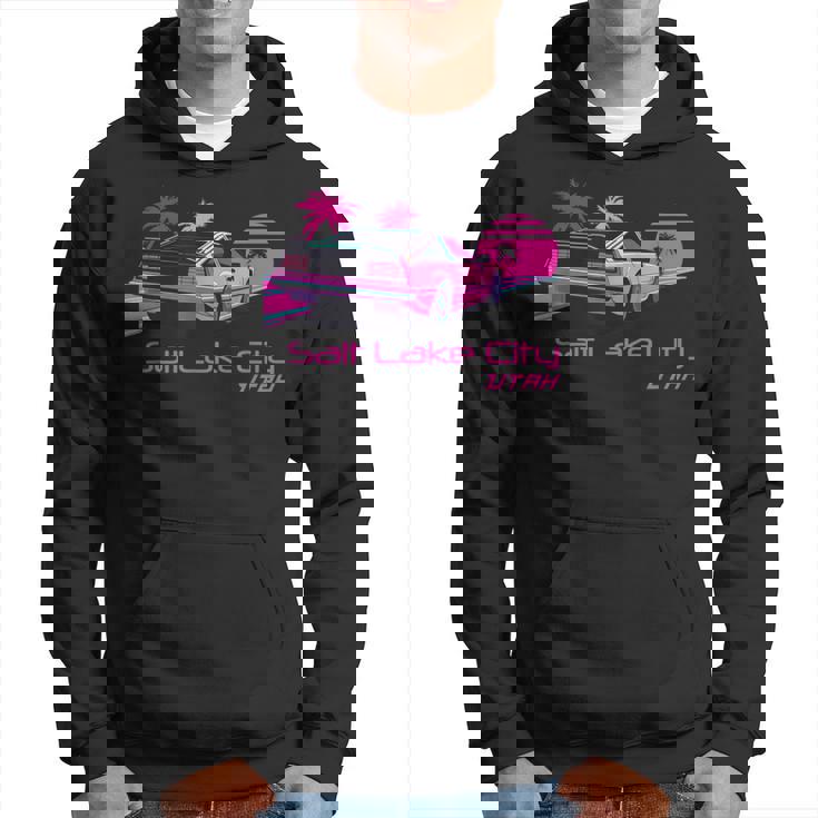 レトロ ソルトレイクシティ ユタ パーカー