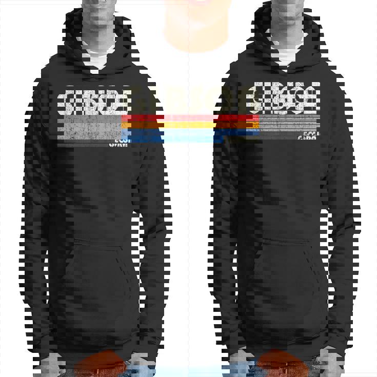 レトロ ヴィンテージ 70年代80年代スタイル ギブソン ジョージア州 パーカー