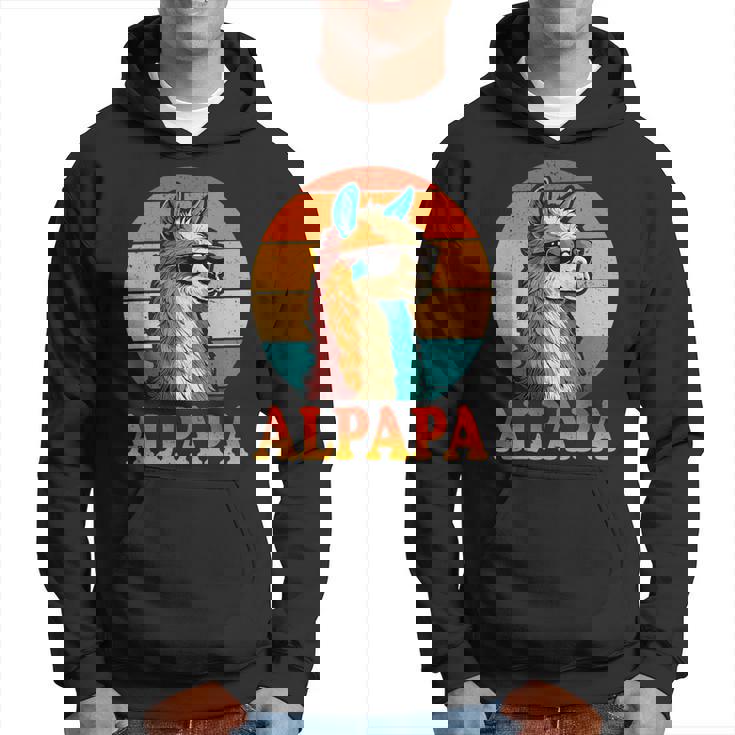 レトロ ヴィンテージ Alpapa アルパカ 恋人 ラマ 父の日 パーカー