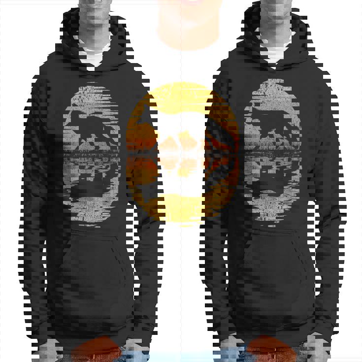 レトロ ヴィンテージ キツネ 反射 70年代 80年代 犬 動物 パーカー