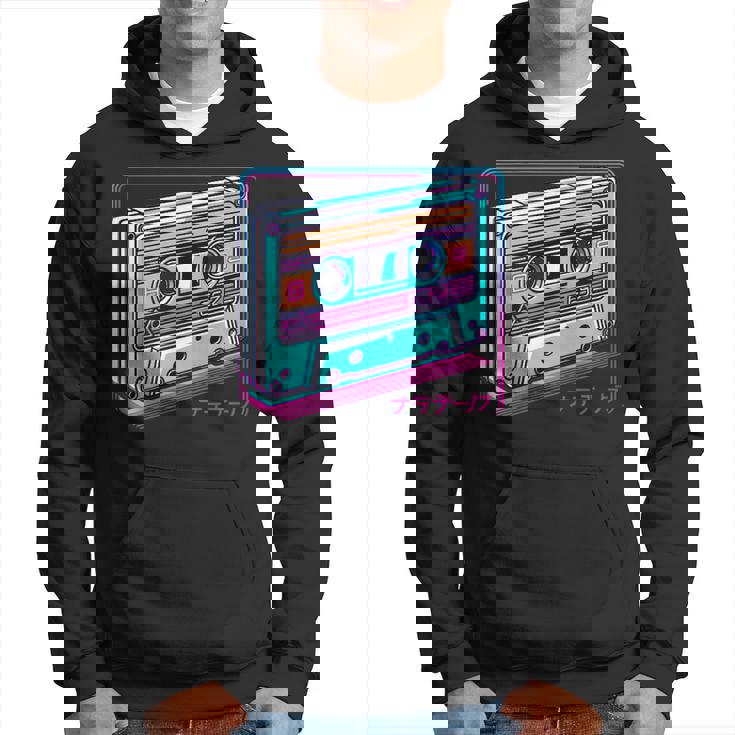 レトロヴェイパーウェイブカセット ロフィ アニメ 日本の美学 パーカー