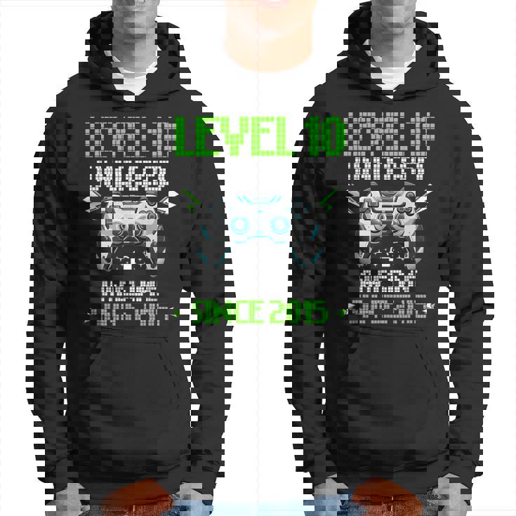 レベル 10 アンロック 素晴らしい 2015 ビデオゲーム 10歳の誕生日 パーカー