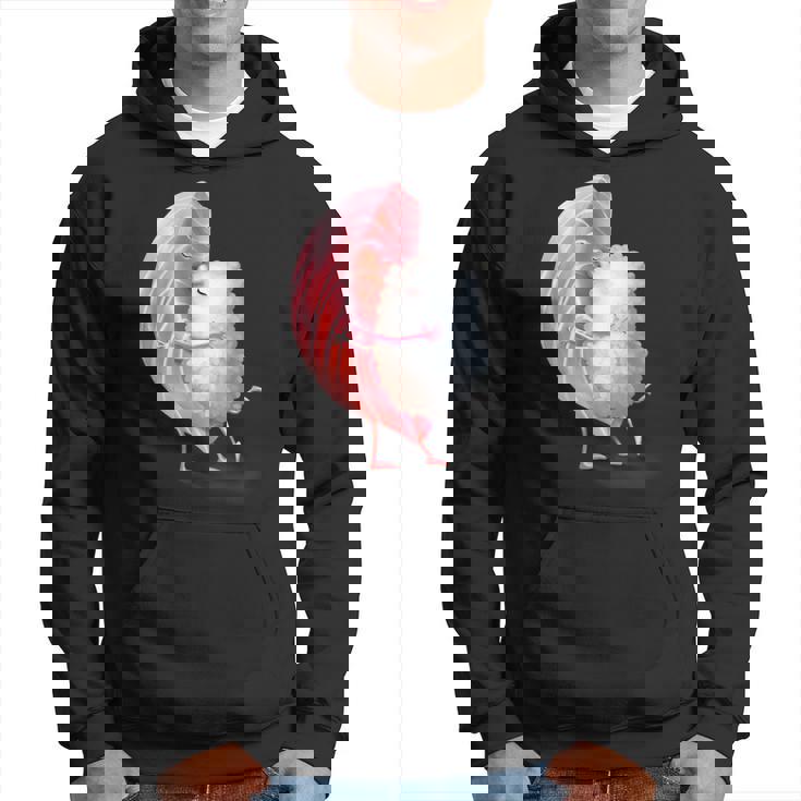 ロマンチック ピンク まぐろ 寿司 ハグ&キス 日本食通 パーカー