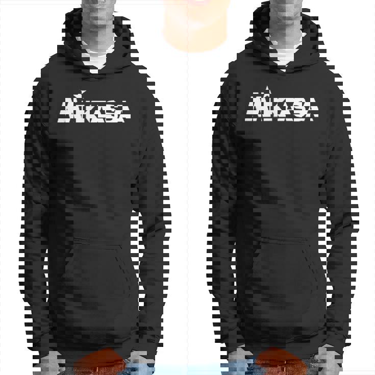 ワンポイントロゴ Wh プリント バレーボール パーカー