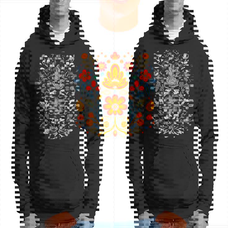 ヴィシヴァンカ キリル文字刺繍 国民的 民族的 花 異教の パーカー