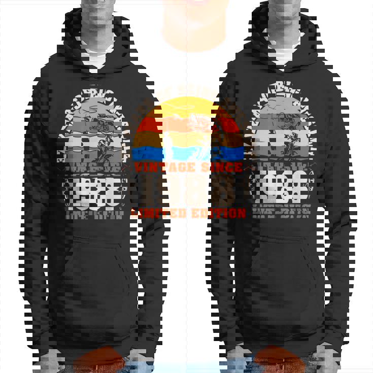 ヴィンテージ 37歳の誕生日 37歳の釣り愛好家 1988年生まれ パーカー