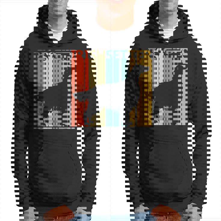 ヴィンテージ アイリッシュセッター 犬の飼い主と恋人 パーカー