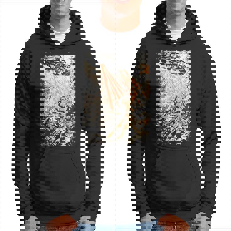 ヴィンテージ タコ Ufo Uap エイリアン タコ タコ パーカー