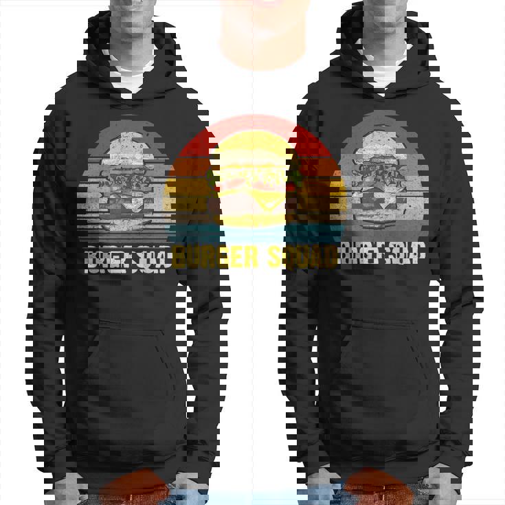 ヴィンテージ バーガー スクワッド チーズバーガー ハンバーガー 恋人へのギフトに パーカー