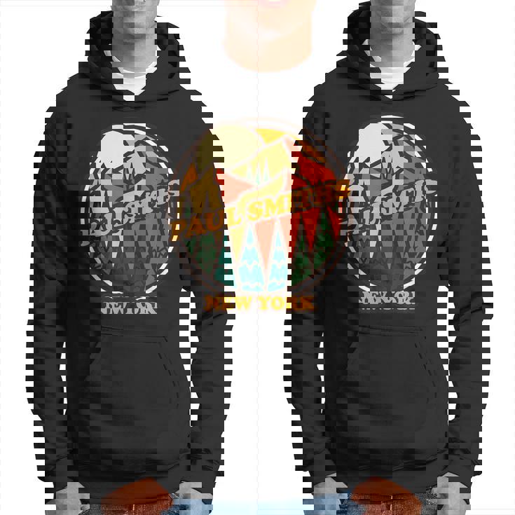 ヴィンテージ ポール・スミス ニューヨークマウンテン ハイキング お土産プリント パーカー