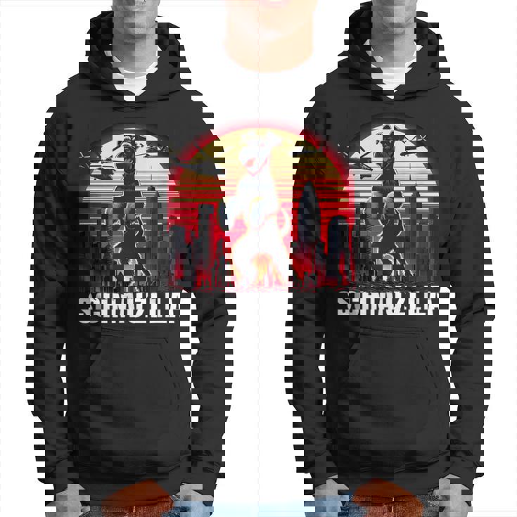 ヴィンテージ ミニ シュナウザー シュナウジラ アンティーク調 動物愛好家 パーカー