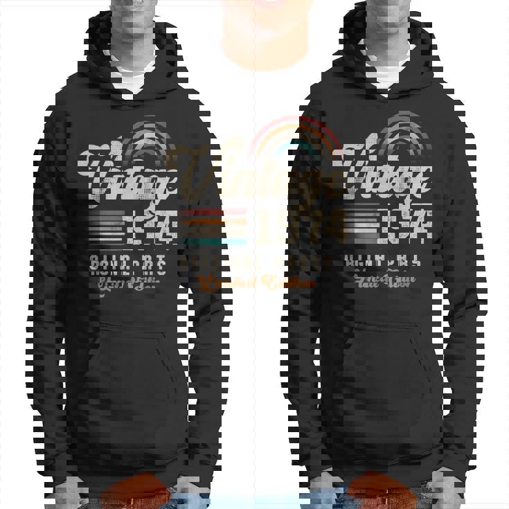 ヴィンテージ1974年、誕生年51年 レトロ パーカー