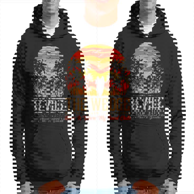 ヴィンテージウェッジバッジサーファーレトロサーファーバイブ パーカー