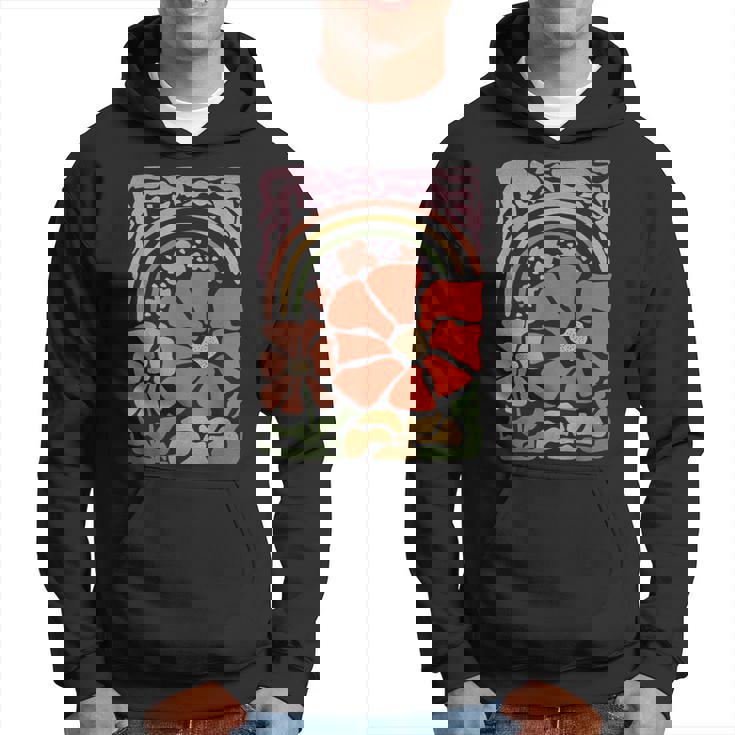 ヴィンテージフラワーレトロルックナチュラルヒッピーバイブ。 パーカー