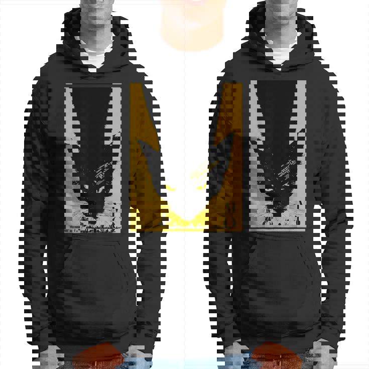 ヴィンテージポスター 黒猫レトロtシャツ パーカー