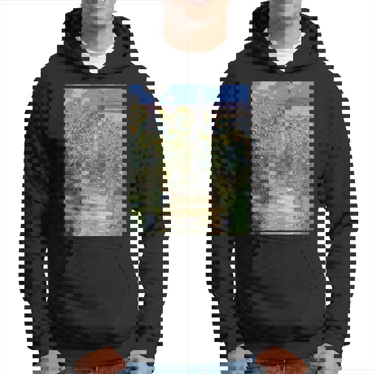 ヴェトゥイユの画家の庭／クロード・モネ（ビッグプリント）【世界の名画】Claude Monet 美術館アート 油絵 パーカー