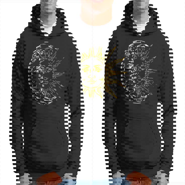 三日月 太陽 パーカー