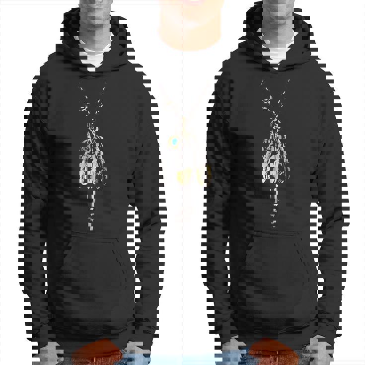 三連フェザー パーカー