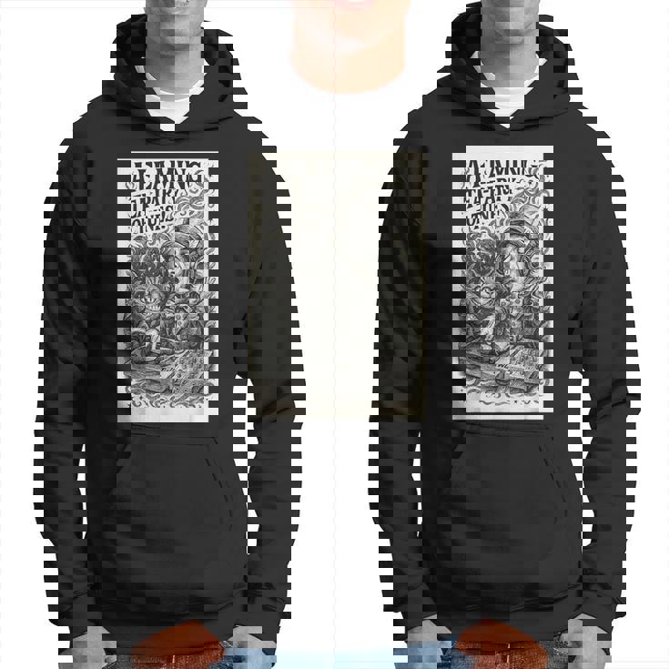 不思議の国のアリス いかれ帽子屋 マッドハッター A Flaming Tea-Party Of Tunes パーカー