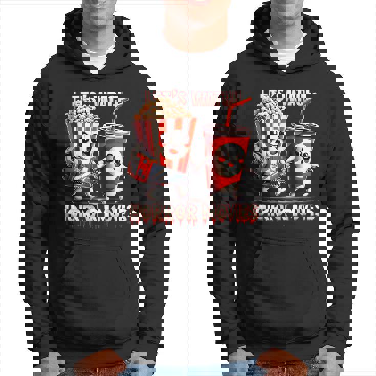 不気味なハロウィン映画愛好家 ホラー映画を見よう パーカー