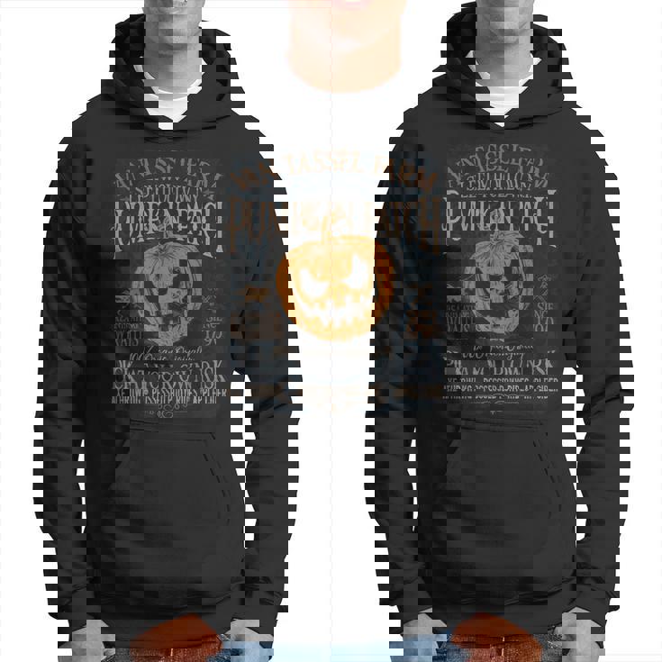 不気味なパンプキン パッチ スリーピー ホロウ ニューヨーク ハロウィン パーカー