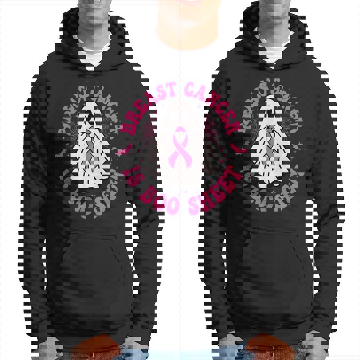 乳がんはブーシート ゴースト ピンクリボン ハロウィン パーカー