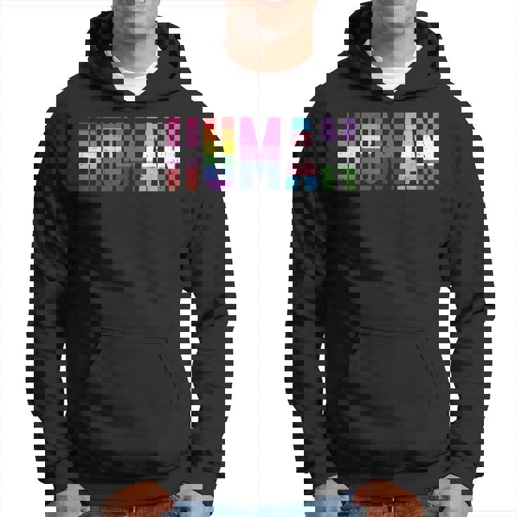 人間のlgbt レズビアン・ゲイ・バイセクシャル トランスジェンダー ジェンダークィア ギフト パーカー