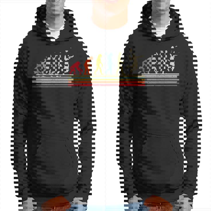 人類進化 バドミントンデザイン パーカー