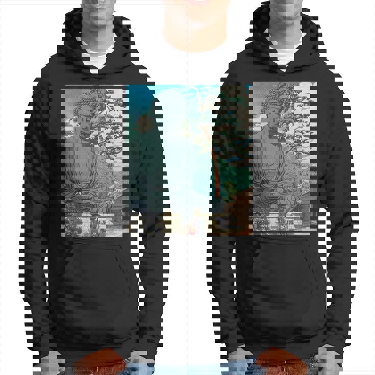 仏 大仏像 仏教 禅 瞑想 パーカー